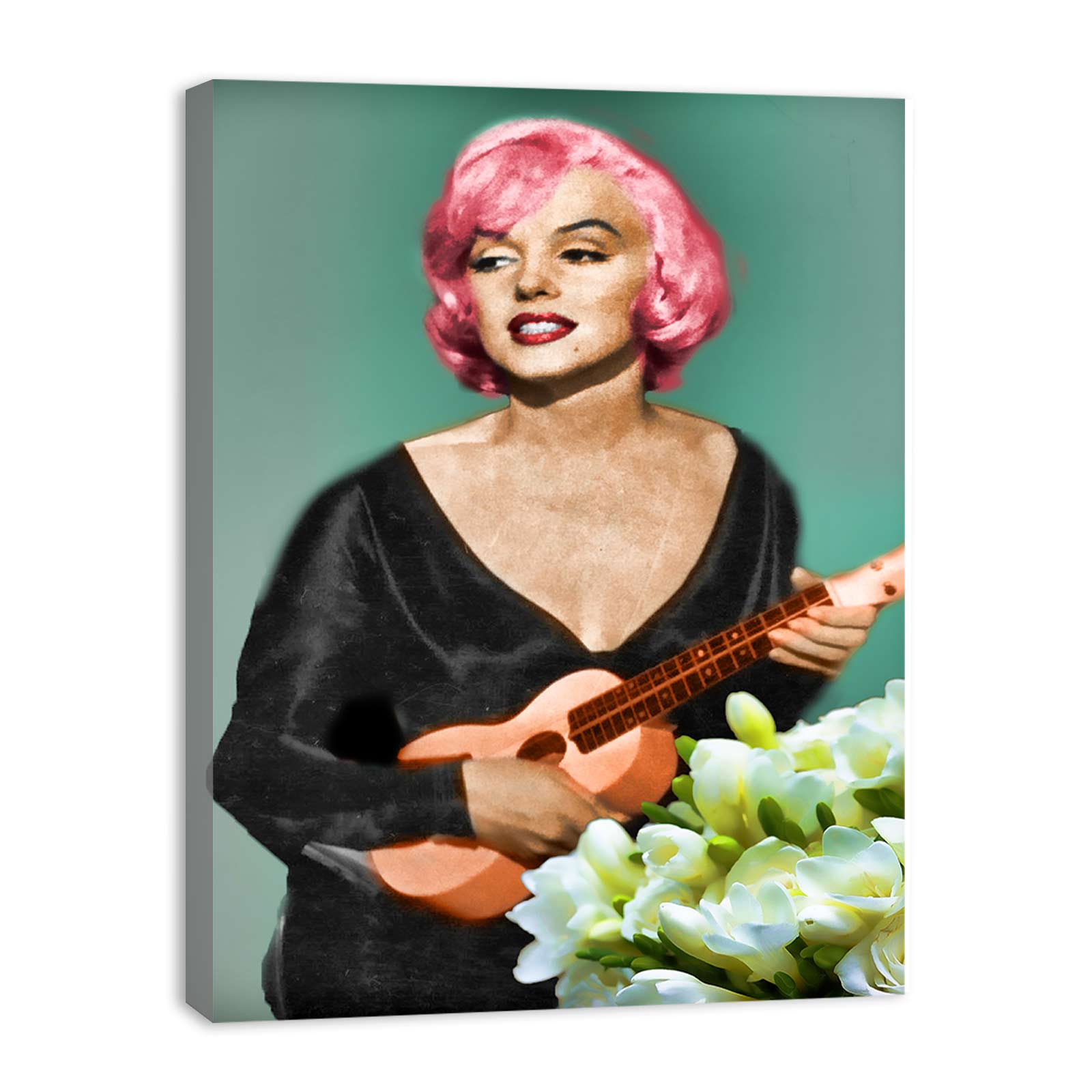 Marilyn Guitar Painting