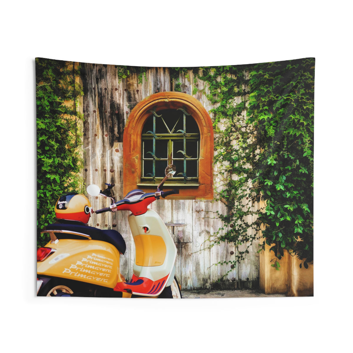 Vespa Scooter Tapestry