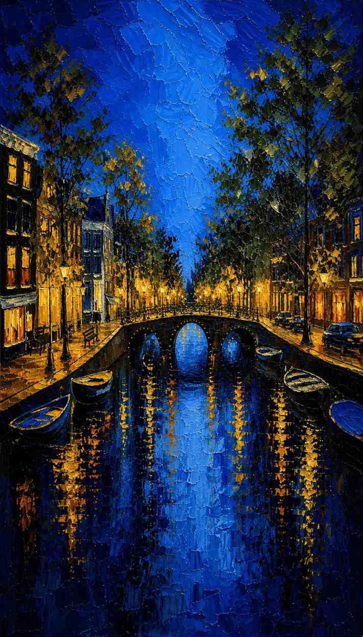 Golden Canal Nights