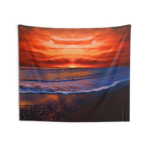 Beach Sunrise Tapestry