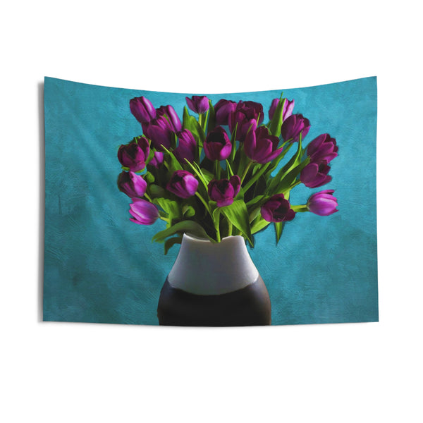 Purple Flowers Tapestry