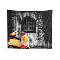Vespa at Door Tapestry