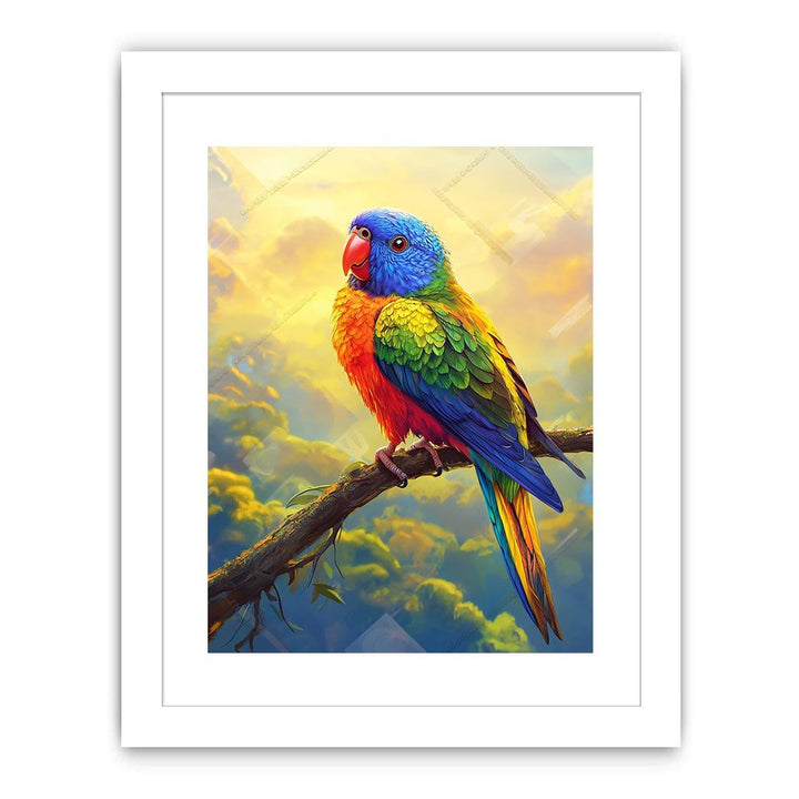 Rainbow Lorikeet 2 Streched canvas