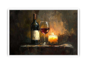vintage Wine Framed Print