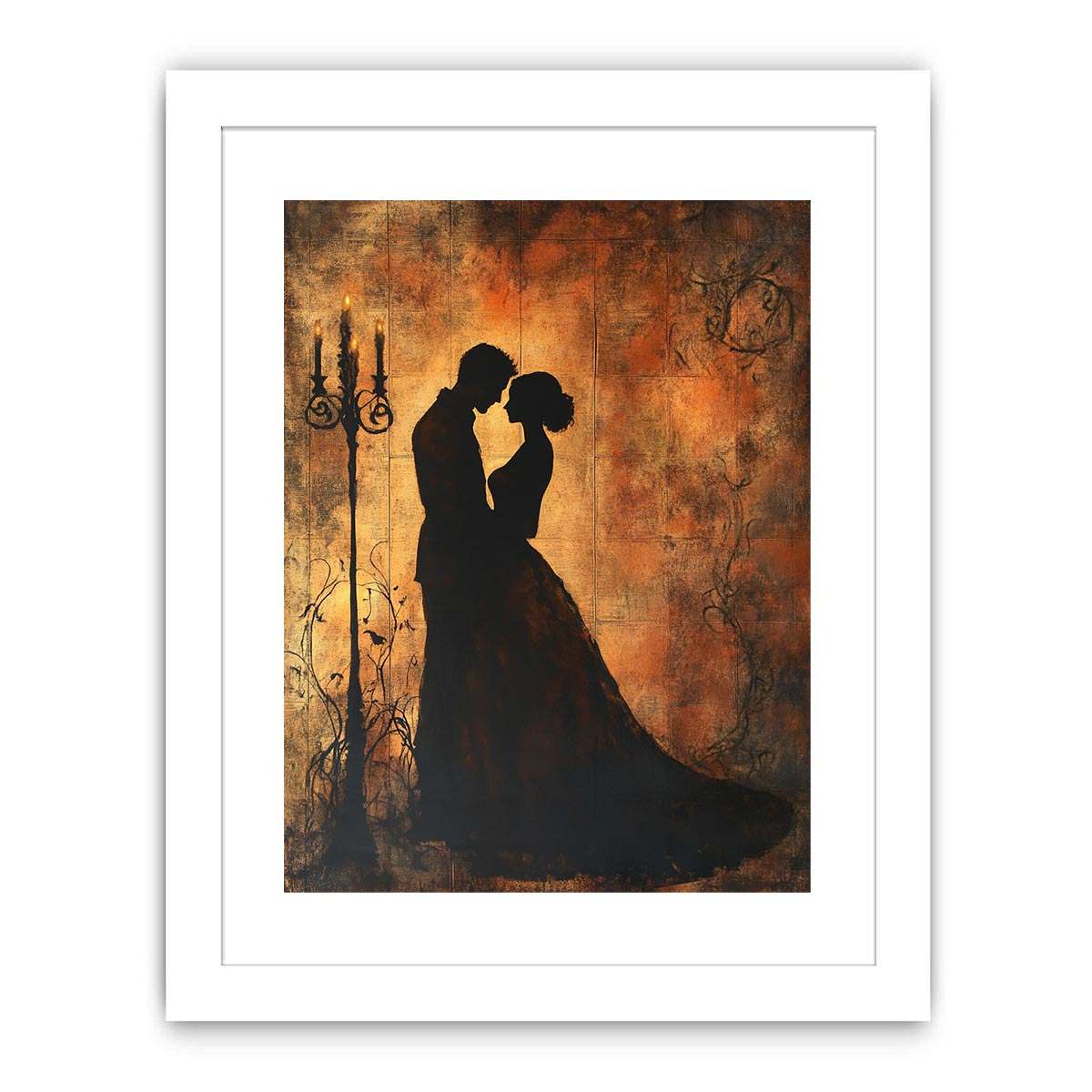 Candle Light 4 Streched canvas