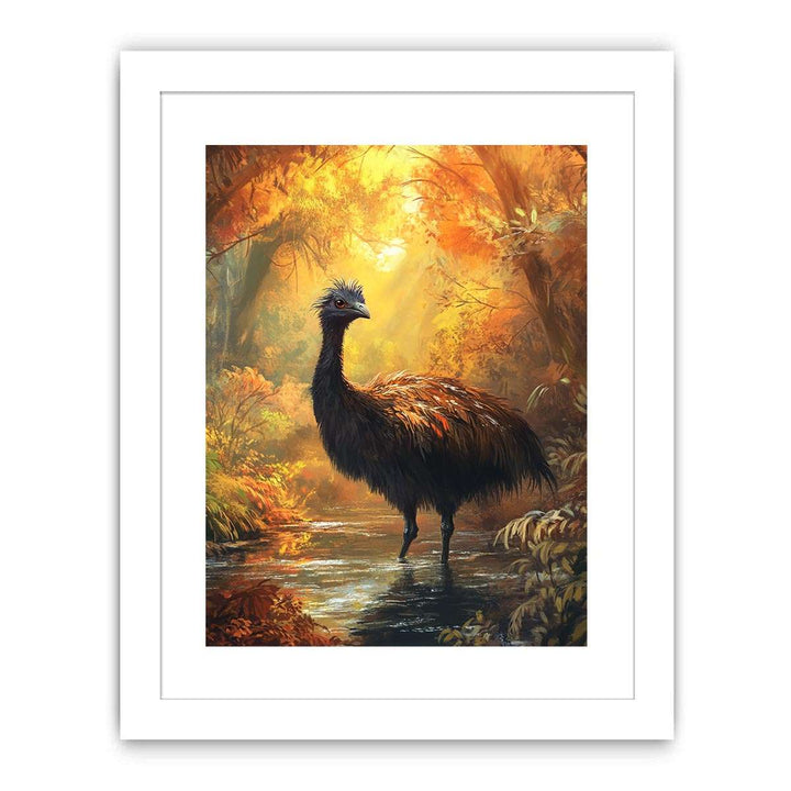 Emu Streched canvas
