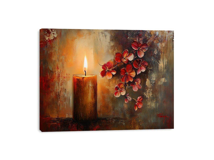 Candle Light 5 Canvas Print