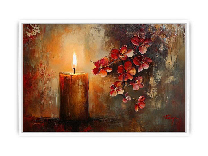 Candle Light 5 Framed Print