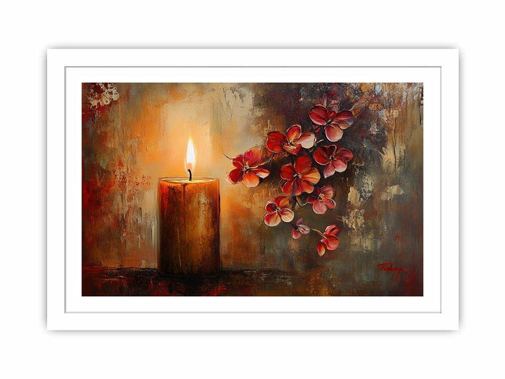 Candle Light 5 Streched canvas