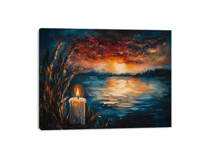 Candle Light 6 Canvas Print
