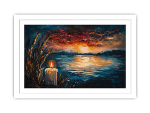 Candle Light 6 Streched canvas