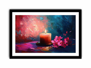 Candle Light 8  Art Print