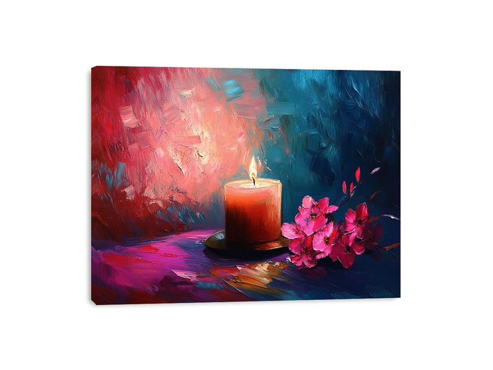 Candle Light 8 Canvas Print