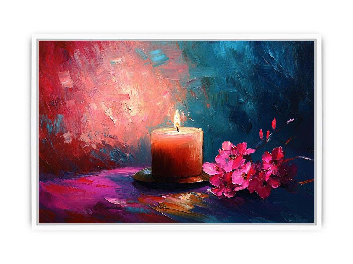 Candle Light 8 Framed Print