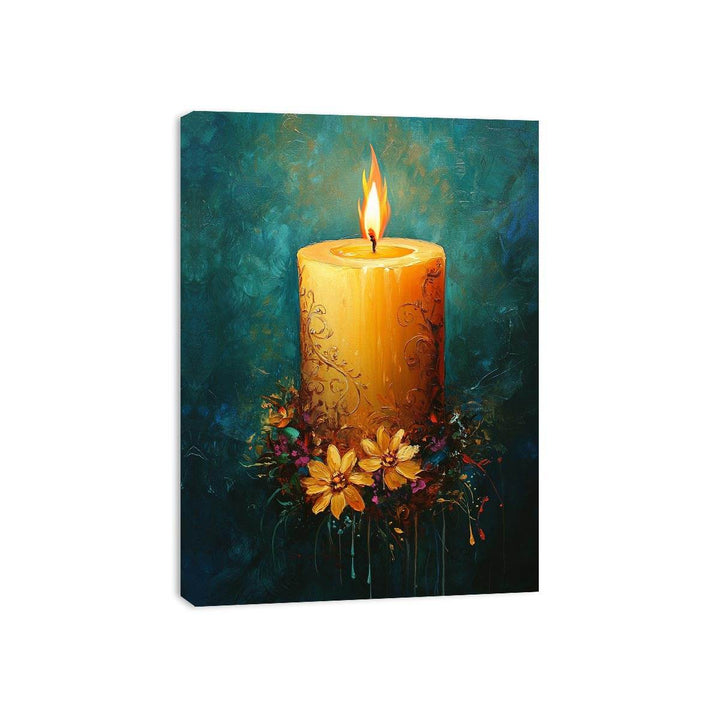 Candle Light 9 Canvas Print