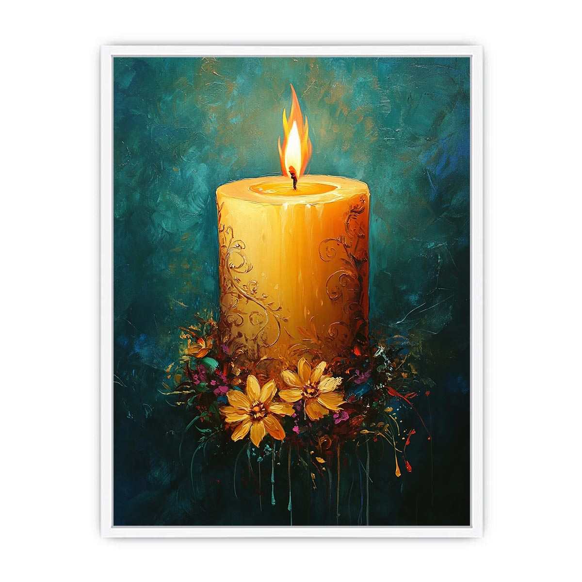Candle Light 9 Framed Print