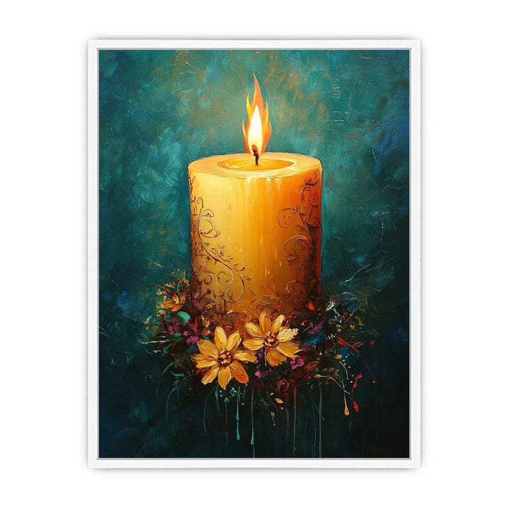 Candle Light 9 Framed Print