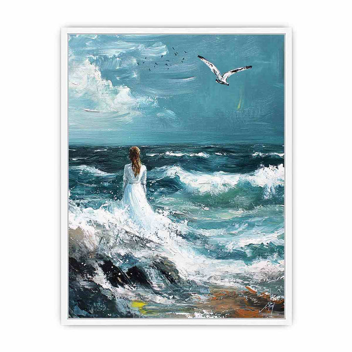 Sea Walk Framed Print