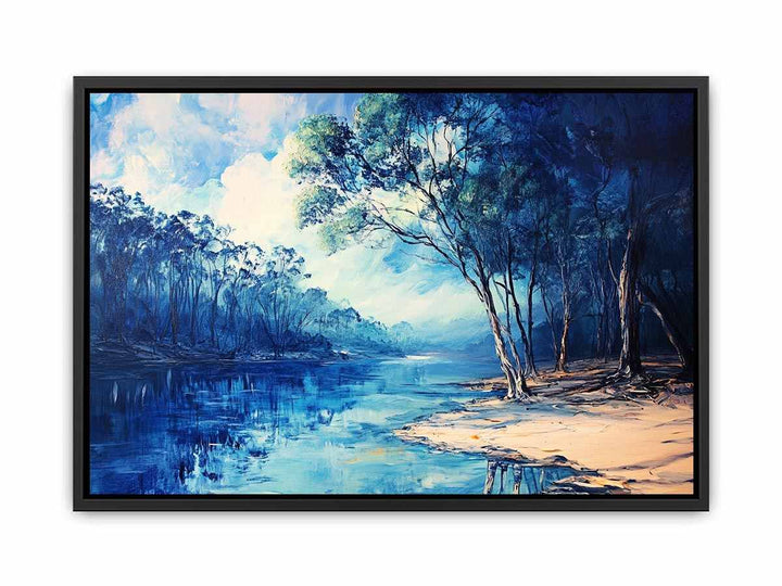 Blue River  Painting