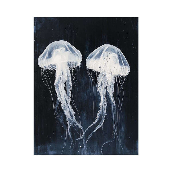jellyfish  black and white