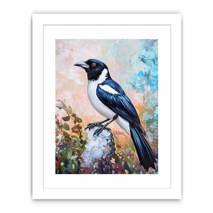 Australian Magpie Art Streched canvas