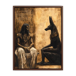 The King with Anubis  Poster