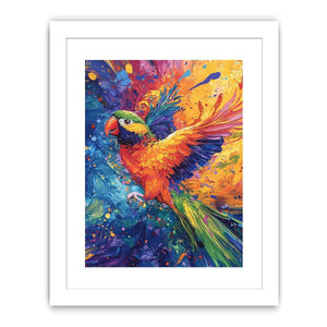 Rainbow Lorikeet Streched canvas