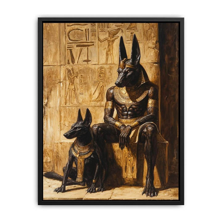 The Anubis  and Horous  Painting