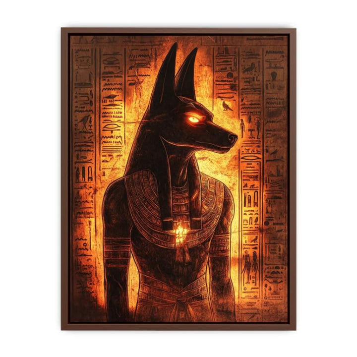 Egyptian Anubis lighted  Poster