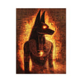 Egyptian Anubis lighted