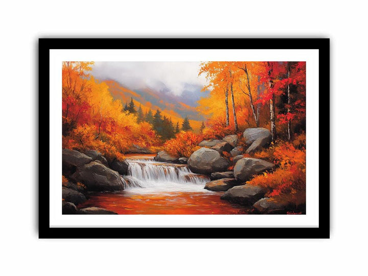 red fall  Art Print