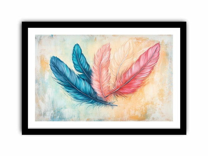 Boho Feathers  Art Print