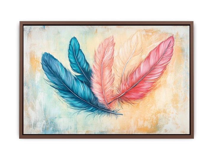 Boho Feathers  Poster