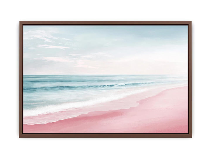 Soft Pink beach  Poster