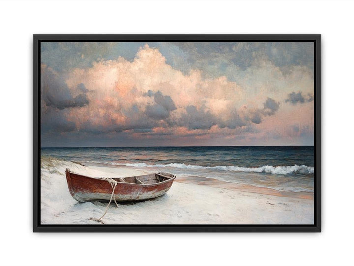 Boat on shore  Painting