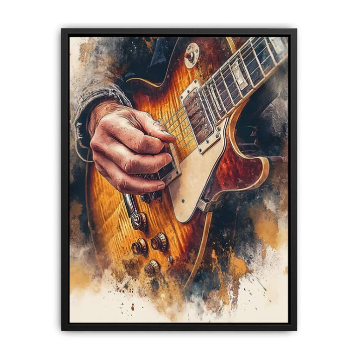 Guitar Playing  Painting