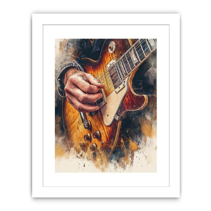 Guitar Playing Streched canvas