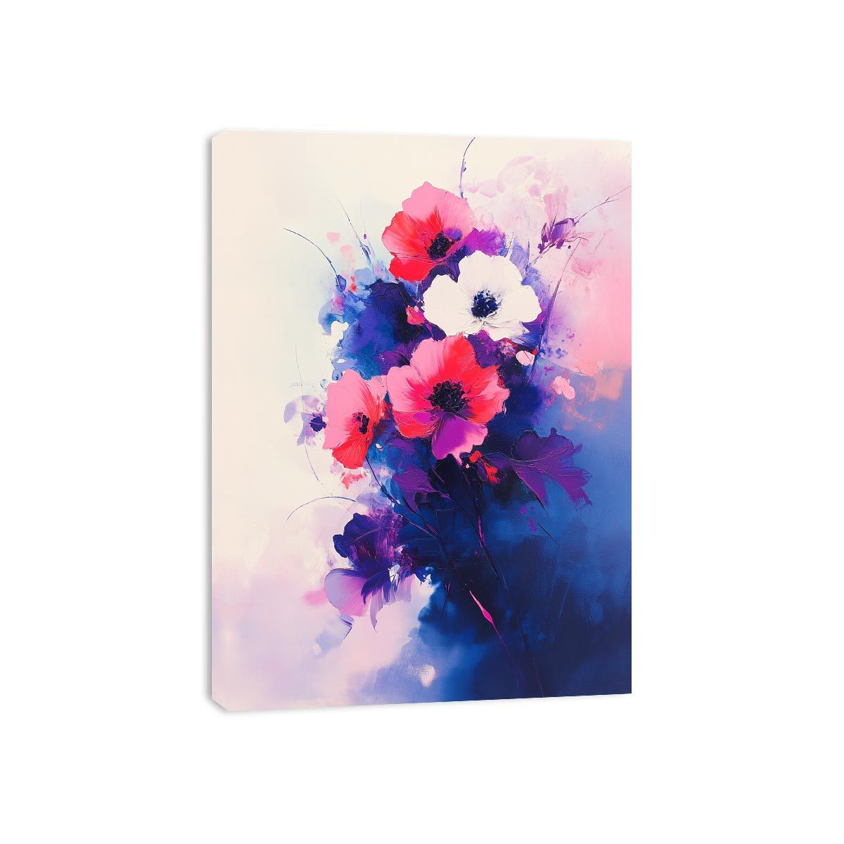 Abstract floral Canvas Print