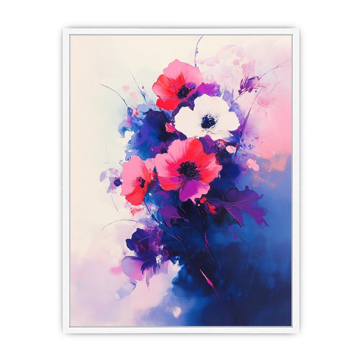 Abstract floral Framed Print