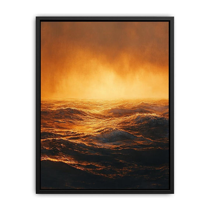 Ocean sunset  Painting