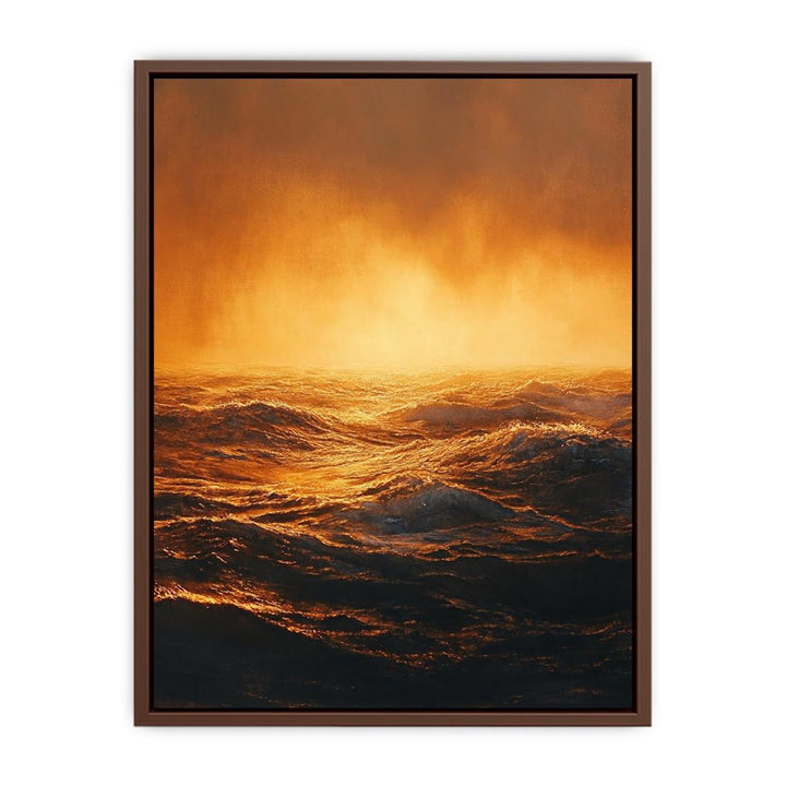 Ocean sunset  Poster