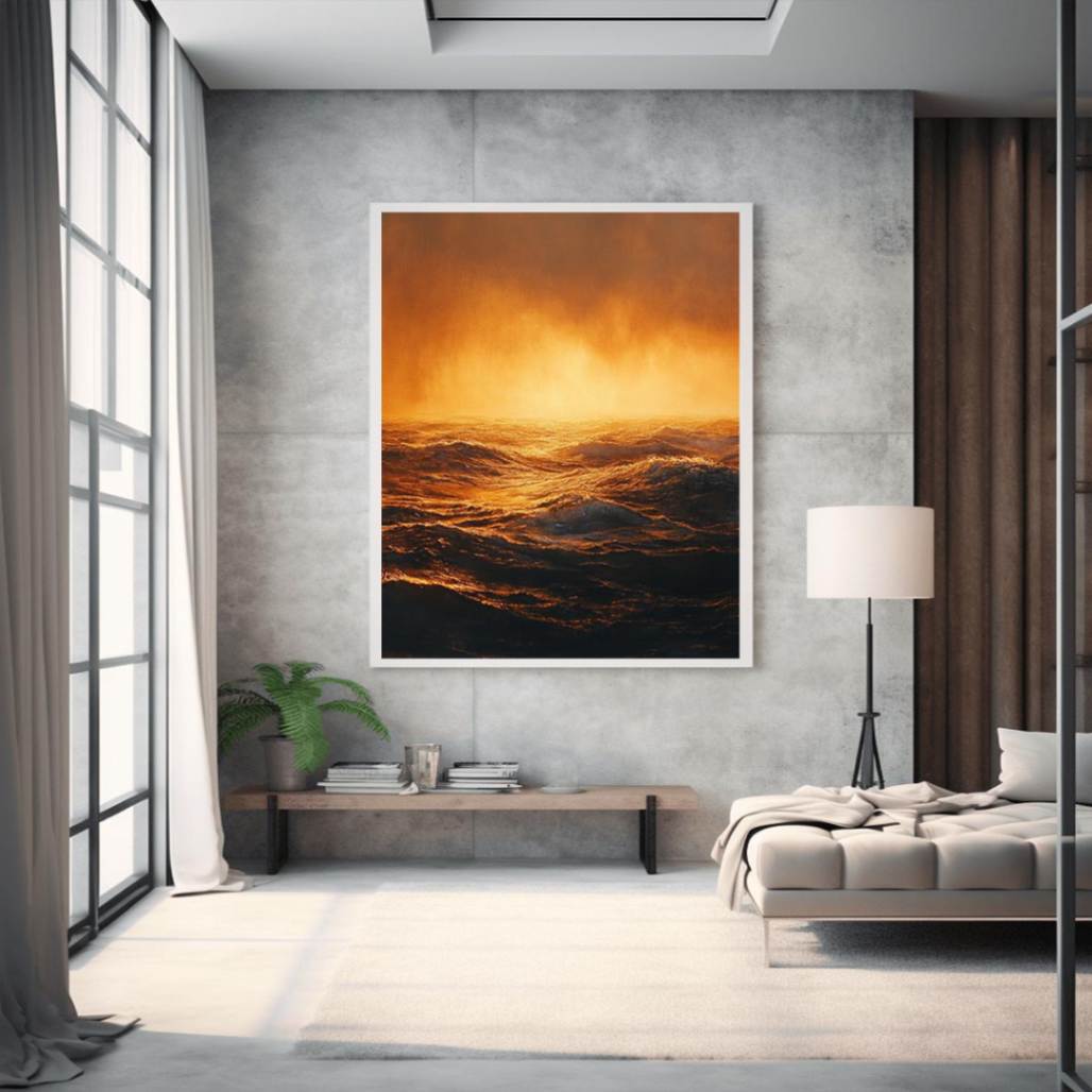 Ocean sunset 