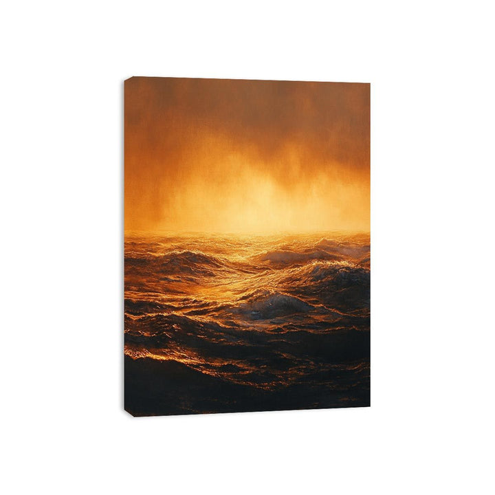 Ocean sunset Canvas Print