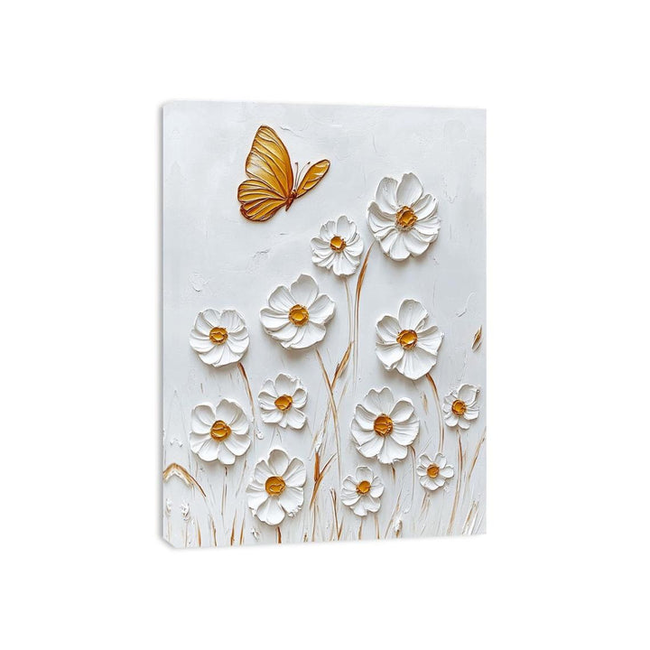 Daisy Texture Canvas Print