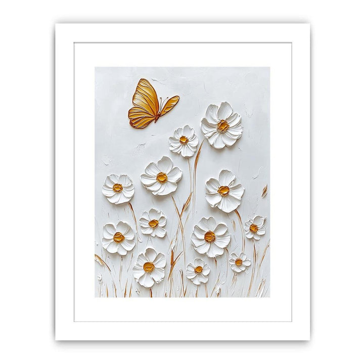 Daisy Texture Streched canvas
