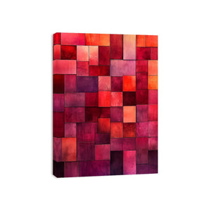 Purple Blocks Canvas Print