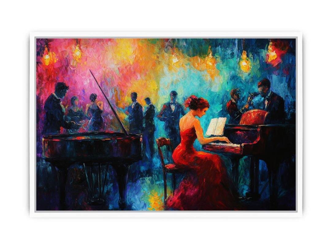 elegant evening Framed Print