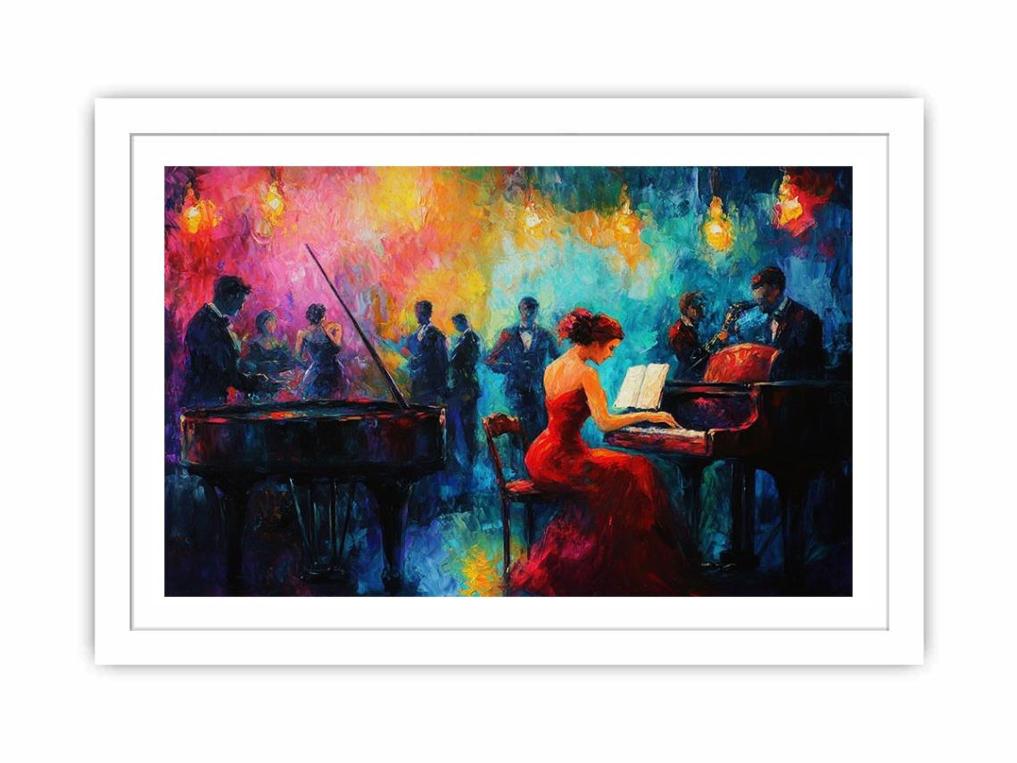 elegant evening Streched canvas
