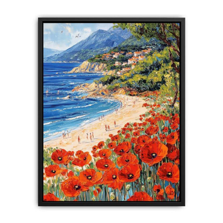 Poppies beach 11  Painting