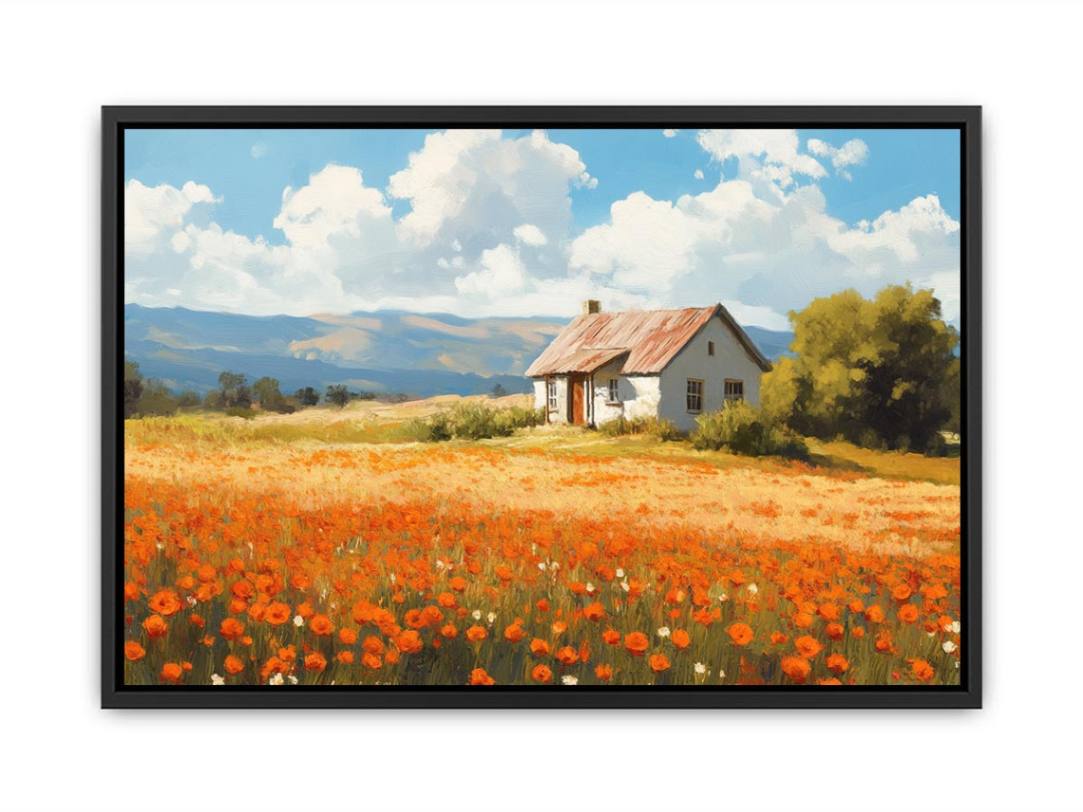 Poppies Landscape  Painting